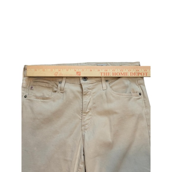 AG Adriano Goldschmied Farrah Skinny Ankle Pants Tan High Rise Women Size 29R - Picture 12 of 12